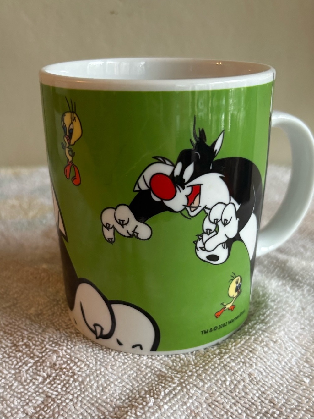 Vintage 1998 Looney Tunes Sylvester & Tweety Mug – Warner Bros